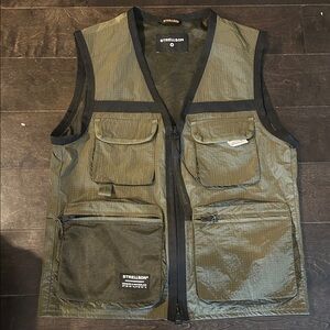 Strellson Men's Olive Outdoor Vest